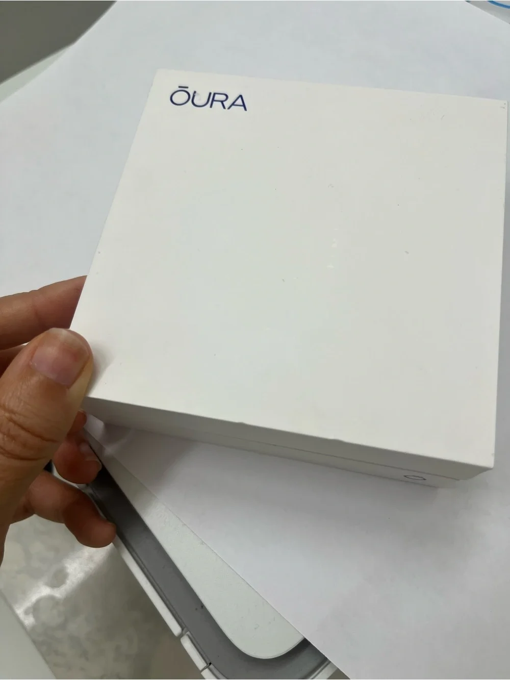 Oura Ring 3 Silver Size 7 with Charger and Cable